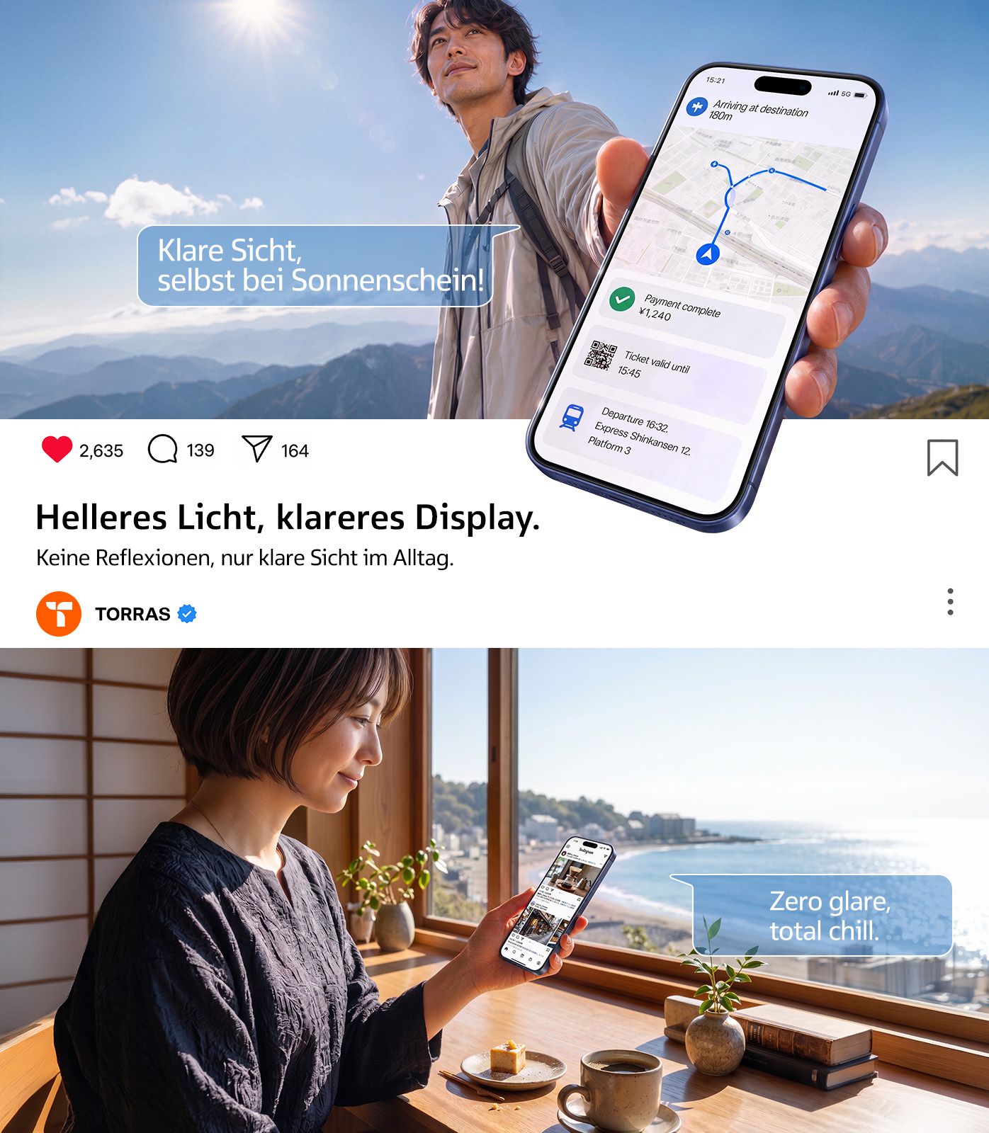 Torras SunView Clear iphone 18 Pro