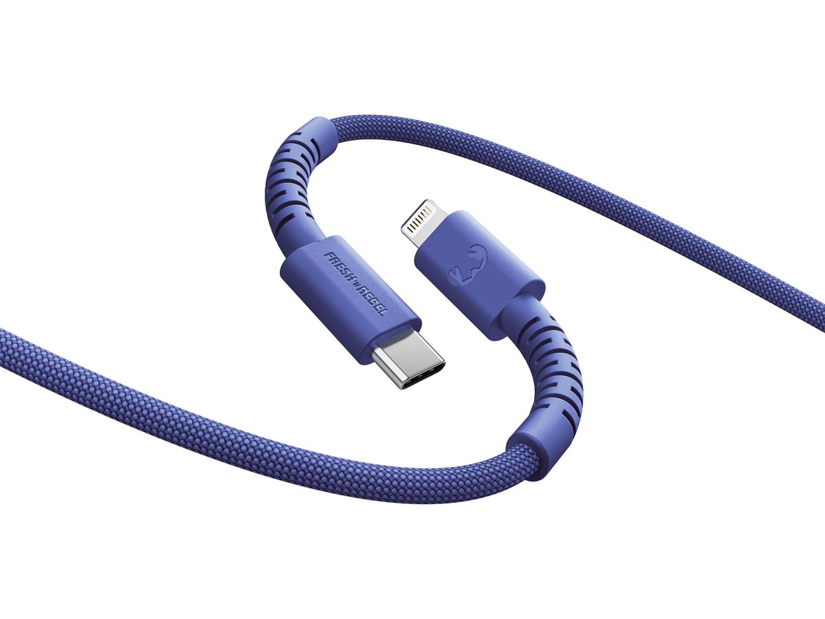 Fresh 'n Rebel USB-C to Lightning Blue