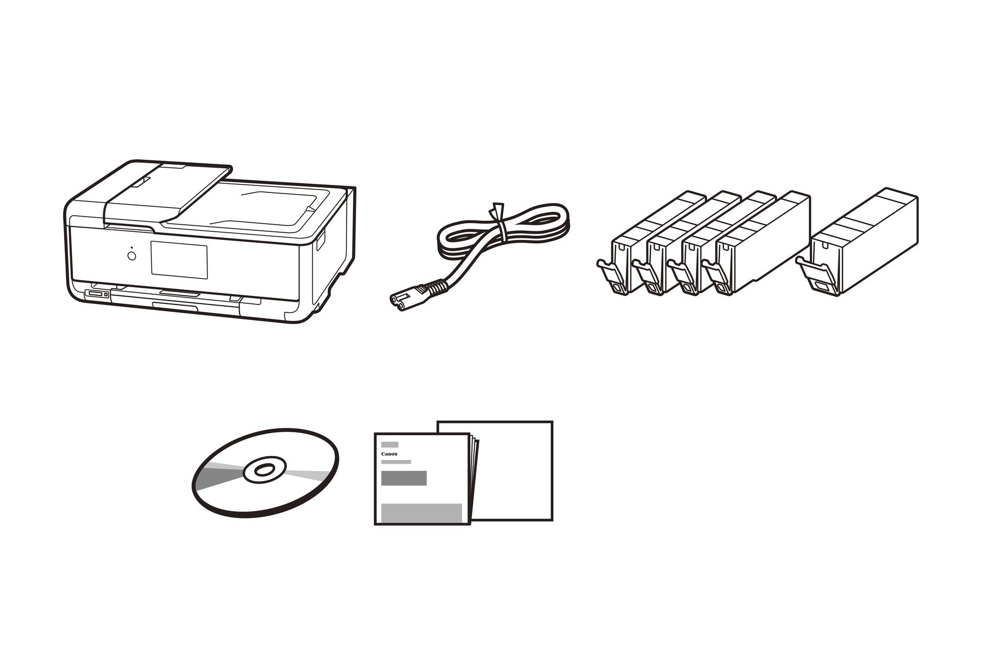 Canon PIXMA TS9551C White A3 Inkjet MF