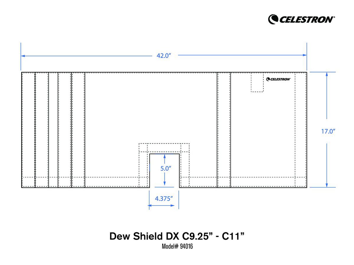 Celestron capuchon de rosée DX C9.25-C11