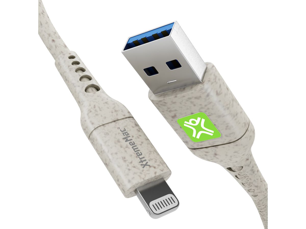 XtremeMac Eco Lightning to USB-A 1m