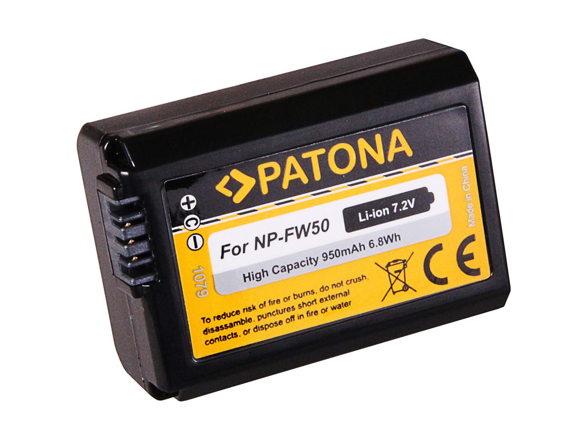 Patona Batterie Sony NP-FW50