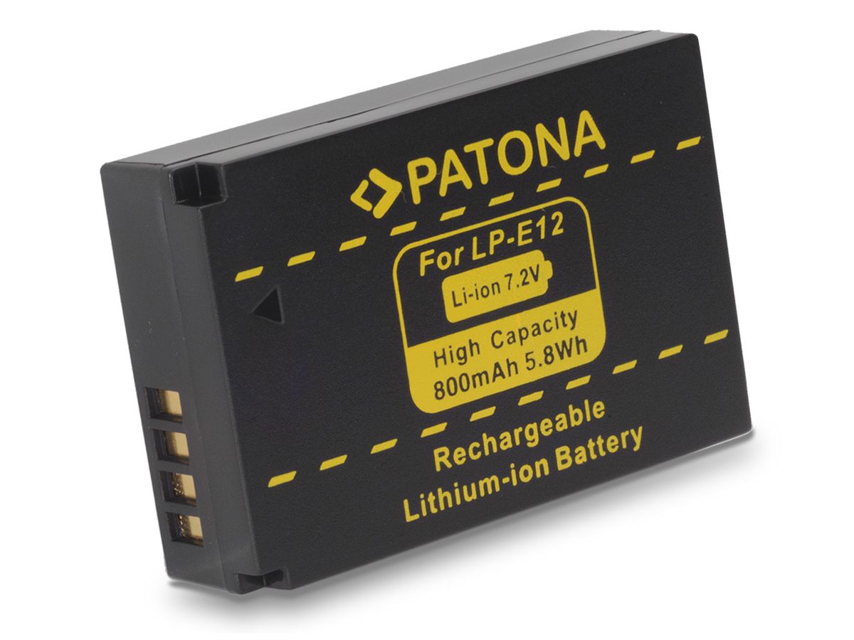 Patona Batterie Canon LP-E12