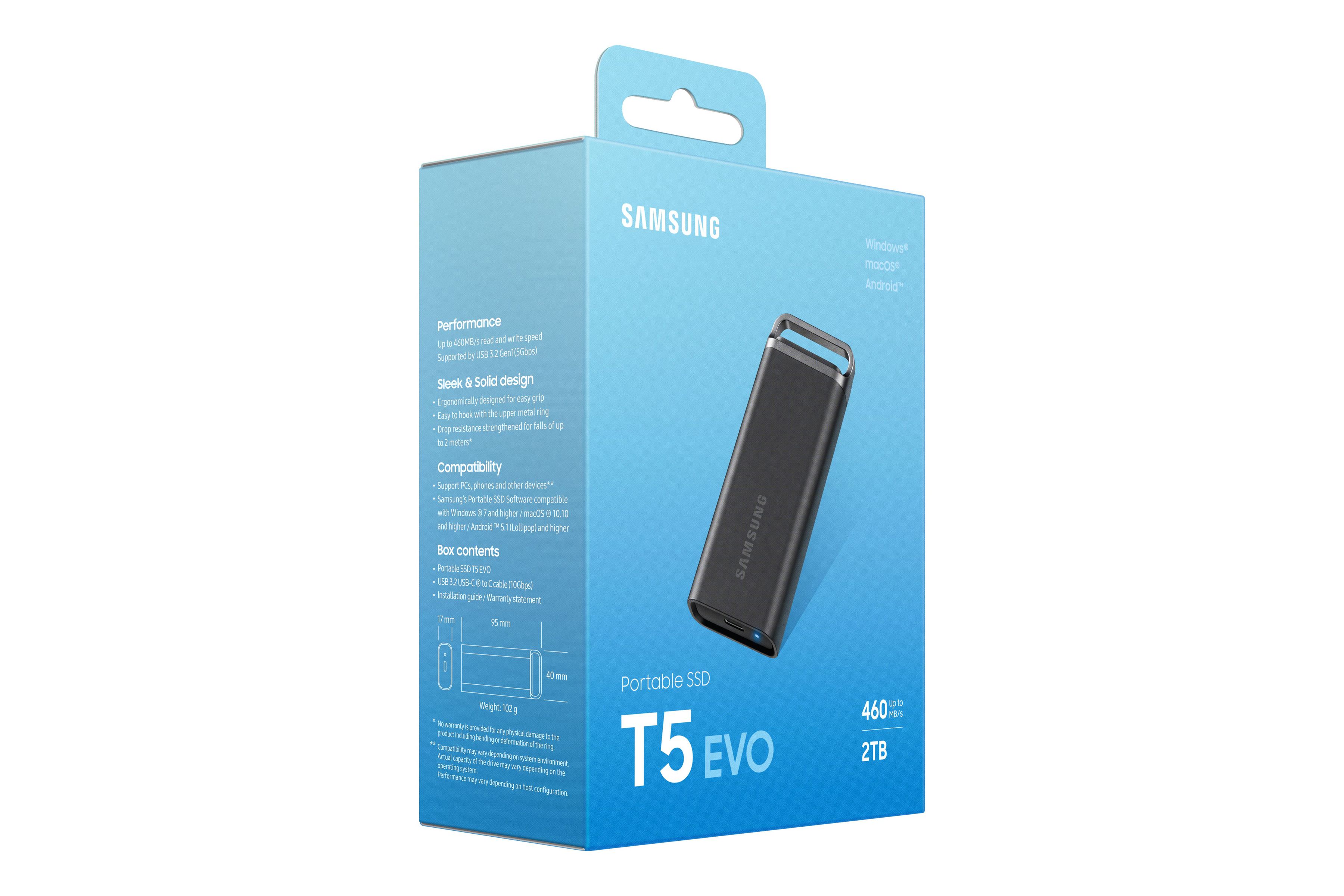 Samsung PSSD T5 EVO 2TB black