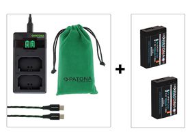 Patona LP-E17 Fast Charger+2 Akkus Kit