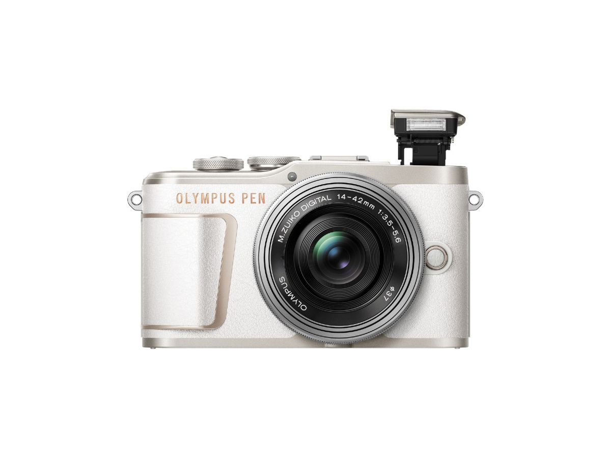 Olympus E-PL10 Pancake Zoom Kit wht/slv