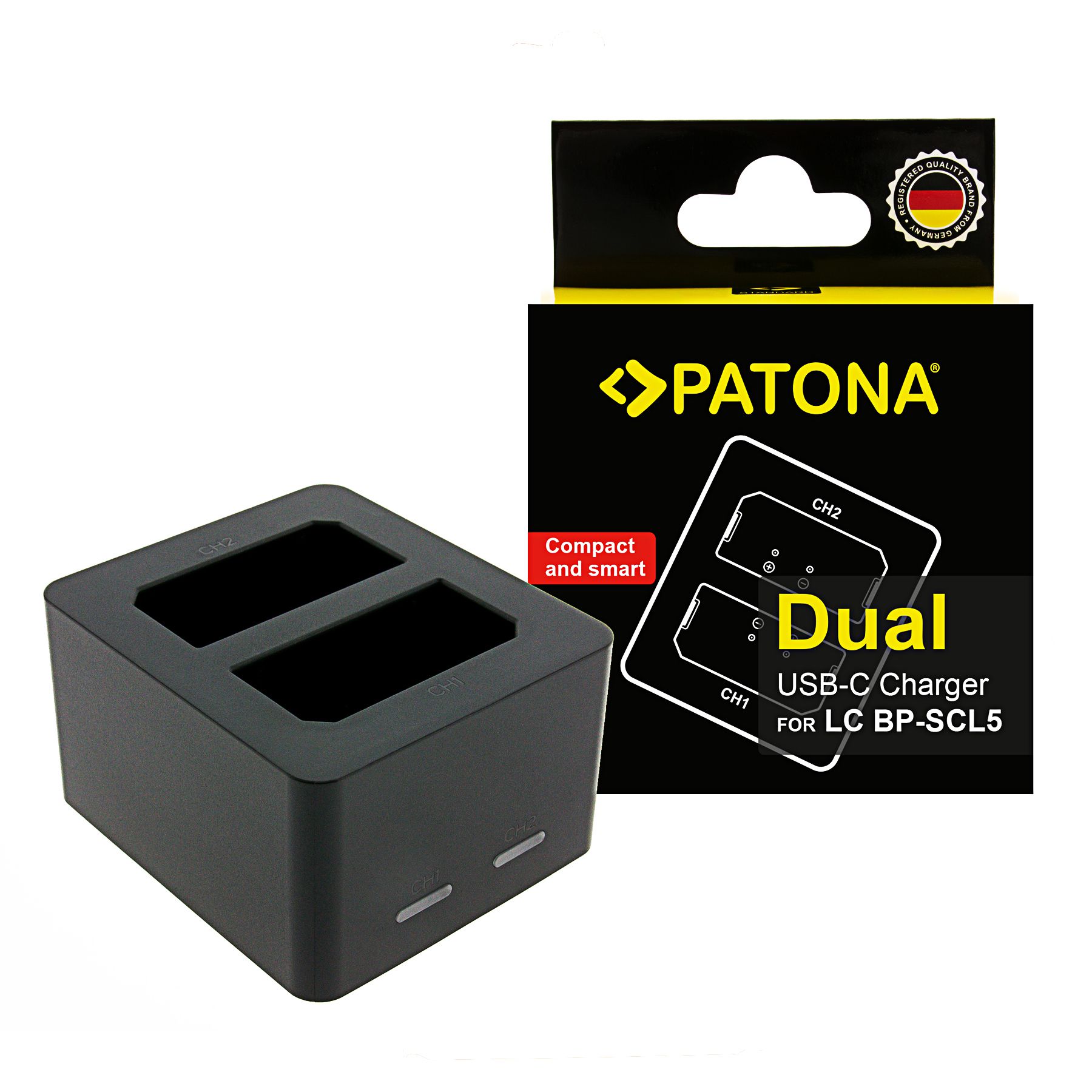 Patona Chargeur Dual Leica BP-SCL5