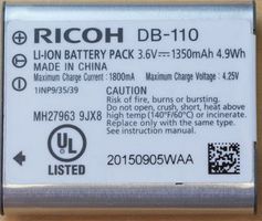 Ricoh accu Lithium DB-110