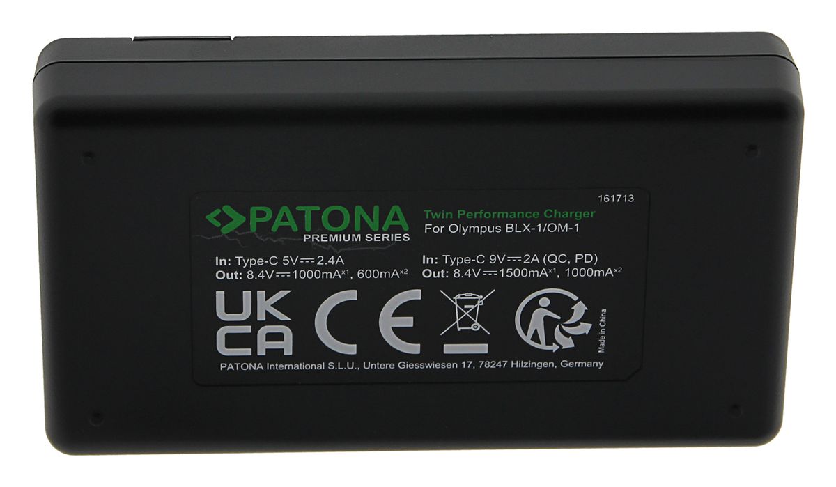 Patona Premium Twin Charger OM BLX-1