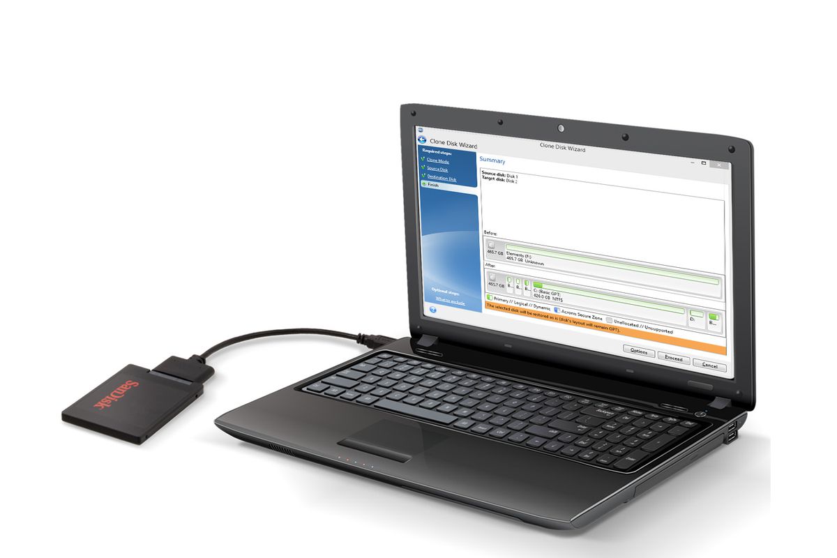 SanDisk Upgrade Kit zu SSD