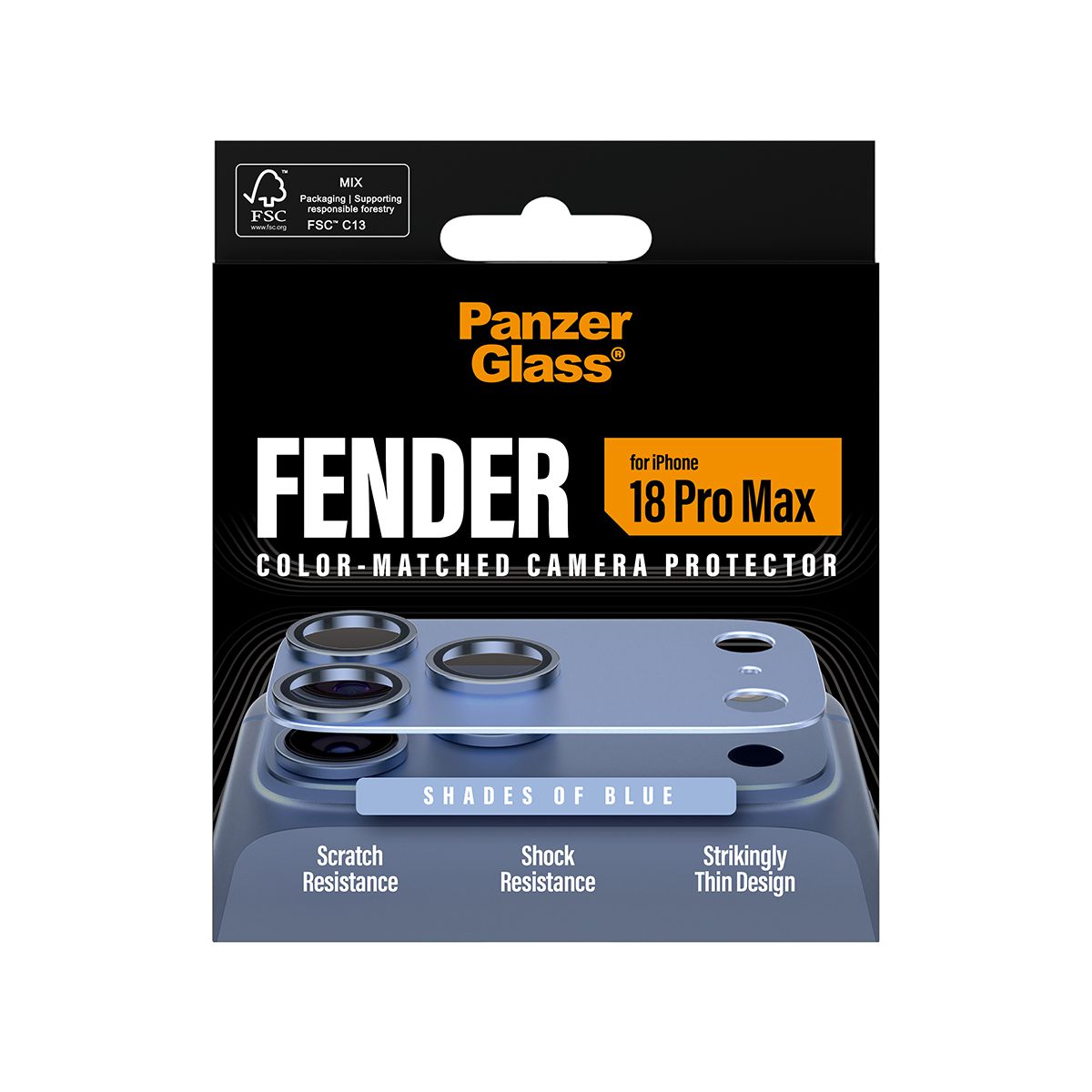 PanzerGlass iP18 Pro Max Kamerasch.Blue