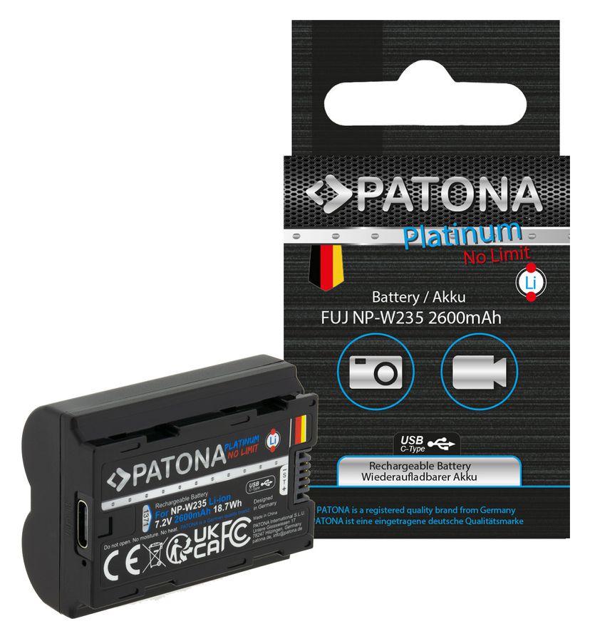 Patona Protect Batterie Fuji NP-W235