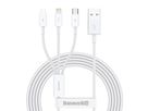 Baseus USB 3-in-1 Cable 1.5m White