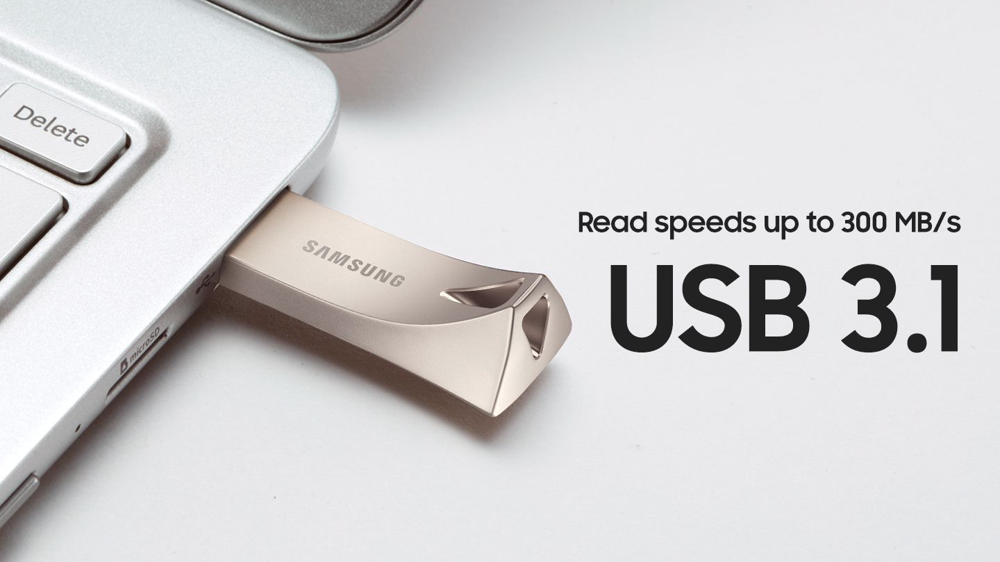 Samsung USB3.1 Bar Plus Silver 64GB