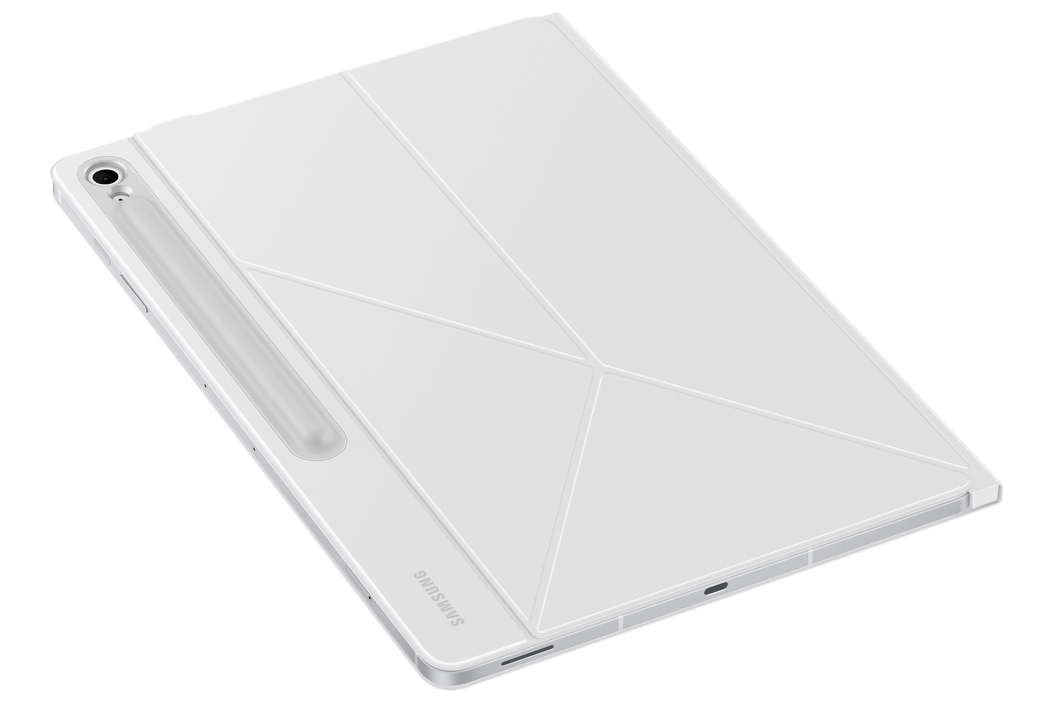 Samsung Tab S10FE+ Book Cover White