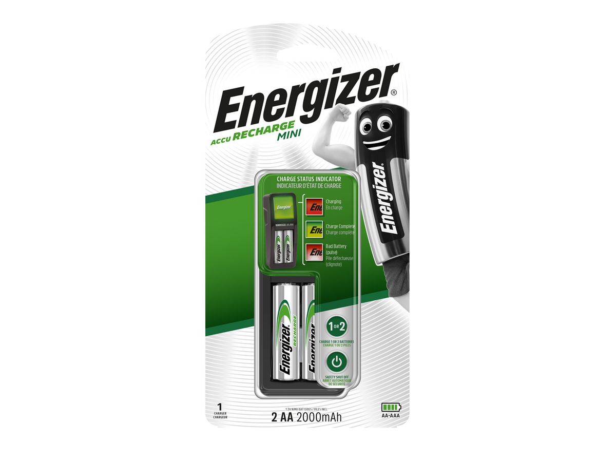 Energizer MiniChargerAA+AAA +2AA 2000mAh