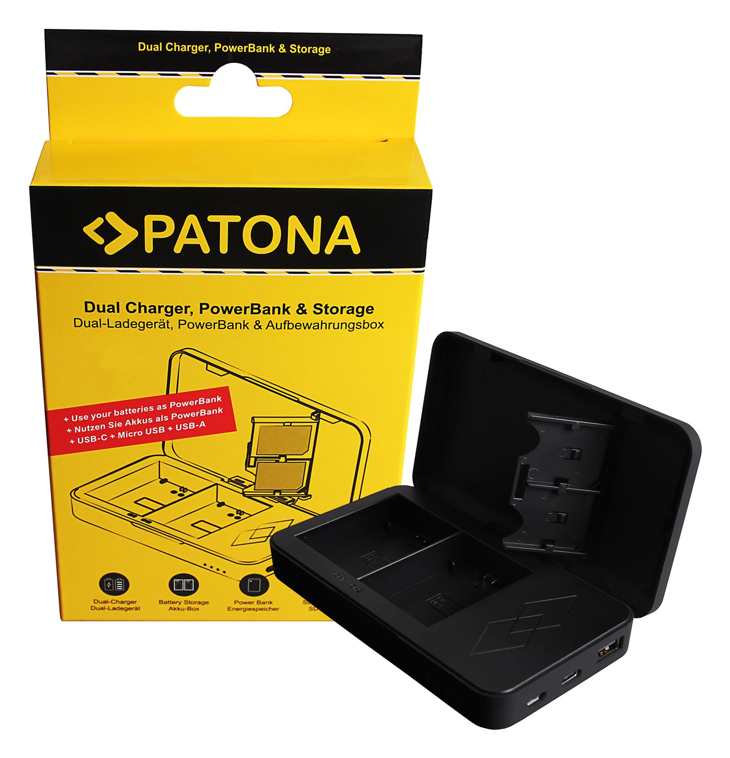 Patona Dual Chargeur NP-FZ100 Powerbank