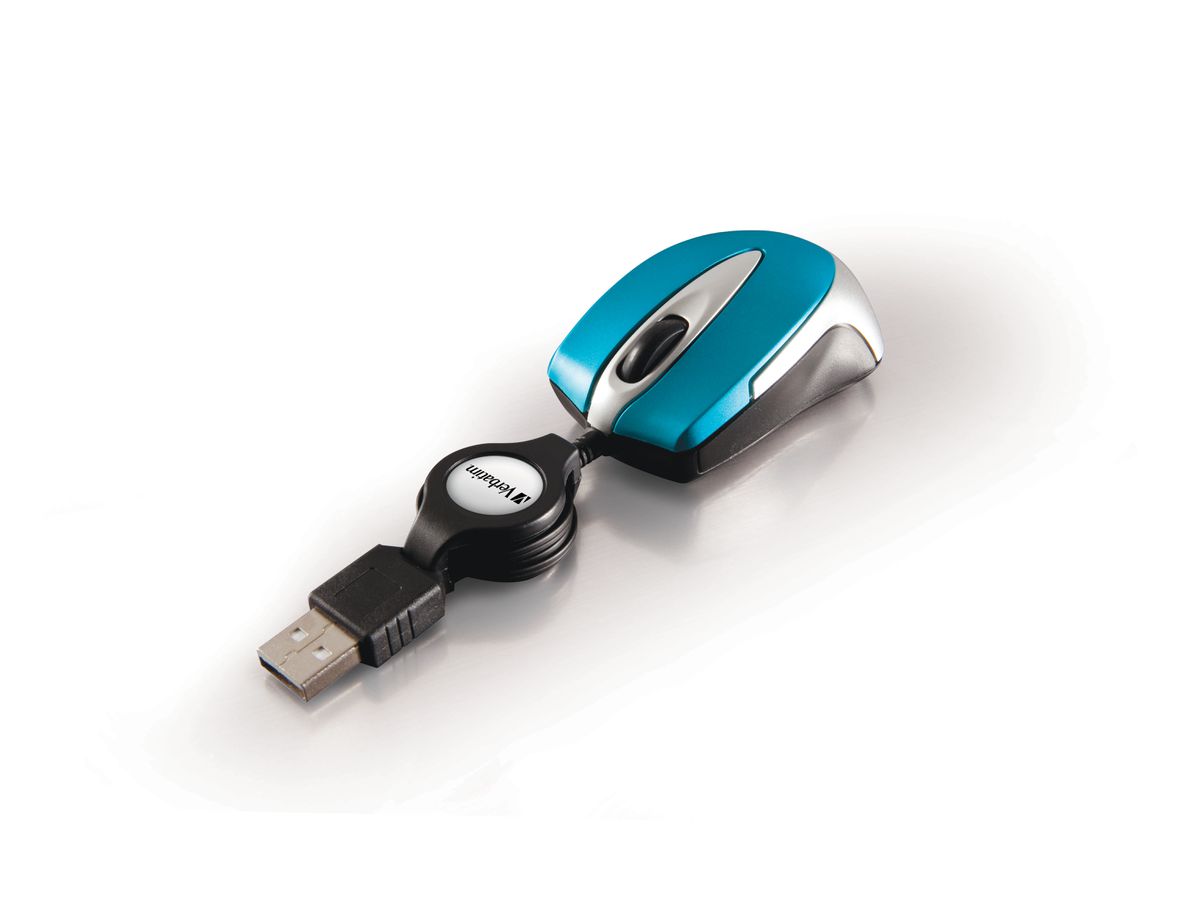 Verbatim Go Mini Travel Mouse Blue