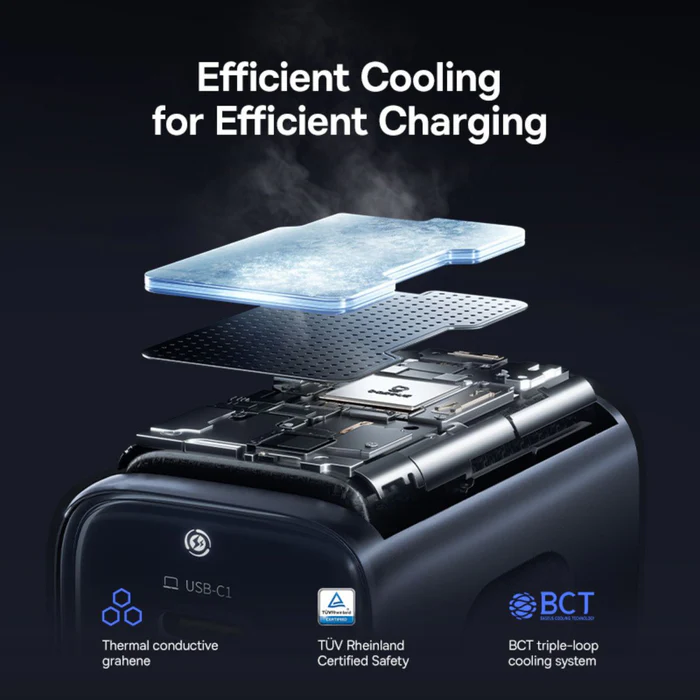 Baseus PicoGo Fastcharger 2C+U 67W Bl.