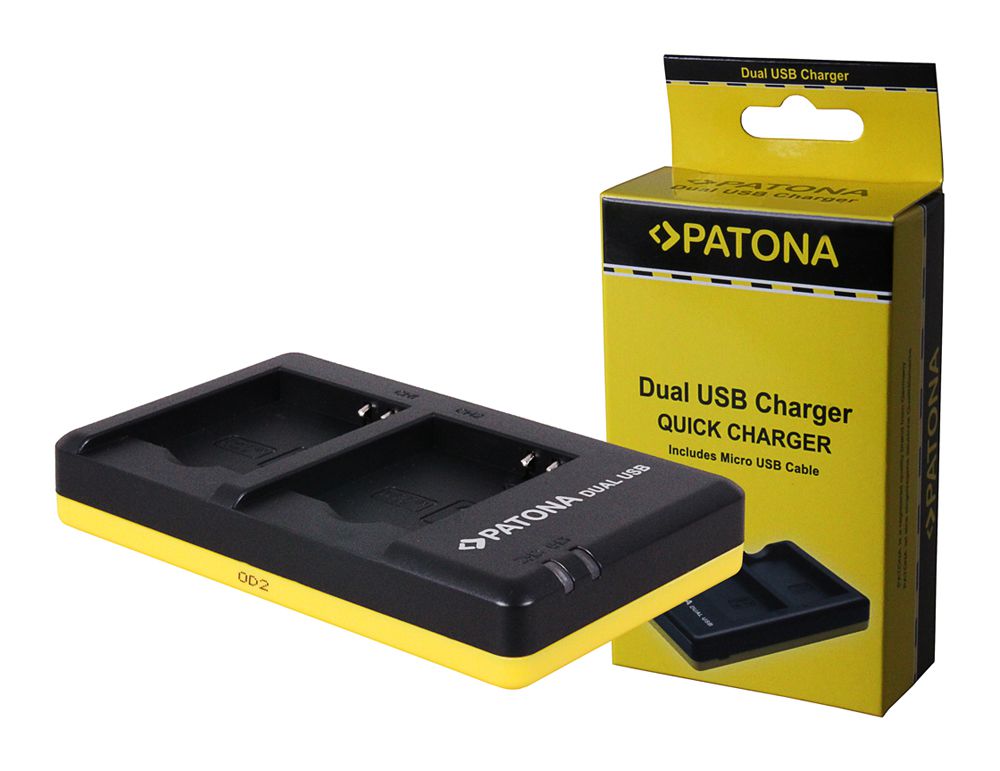 Patona Ladegerät Dual USB Pana DMW-BCM13