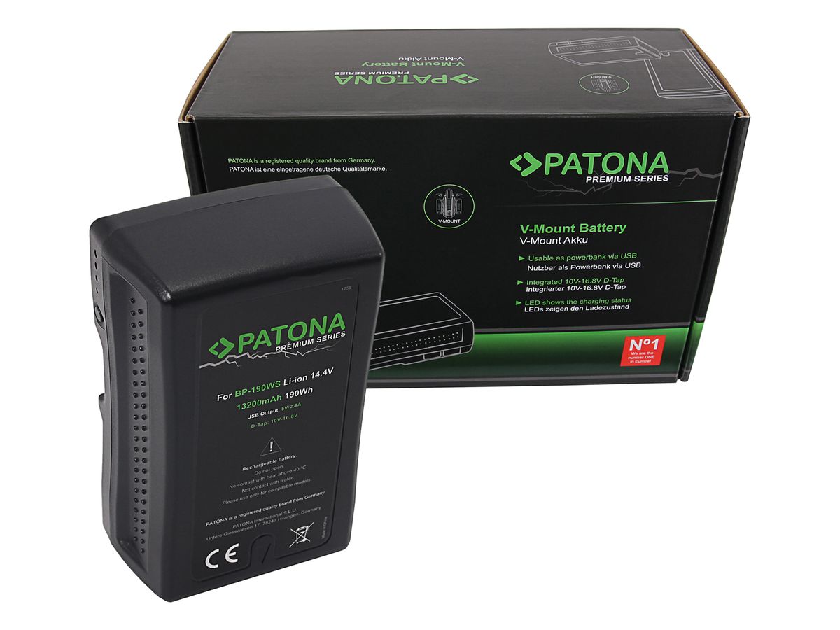 Patona Premium Akku Sony BP-190WS