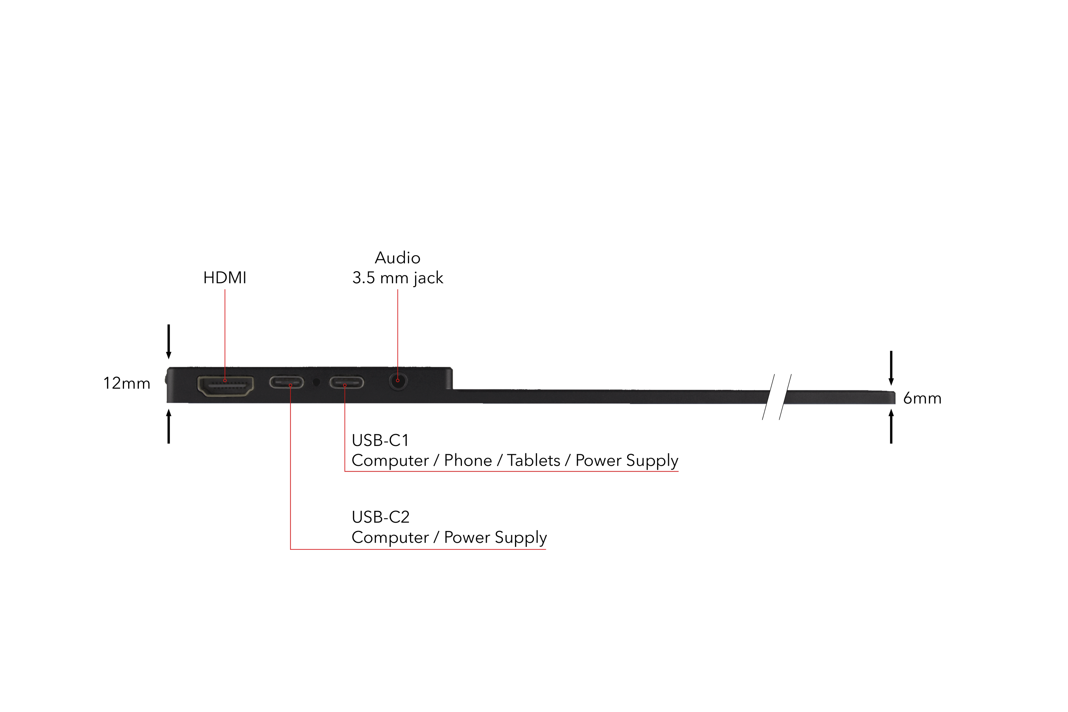 Verbatim Port. Touchscreen Monitor 14"