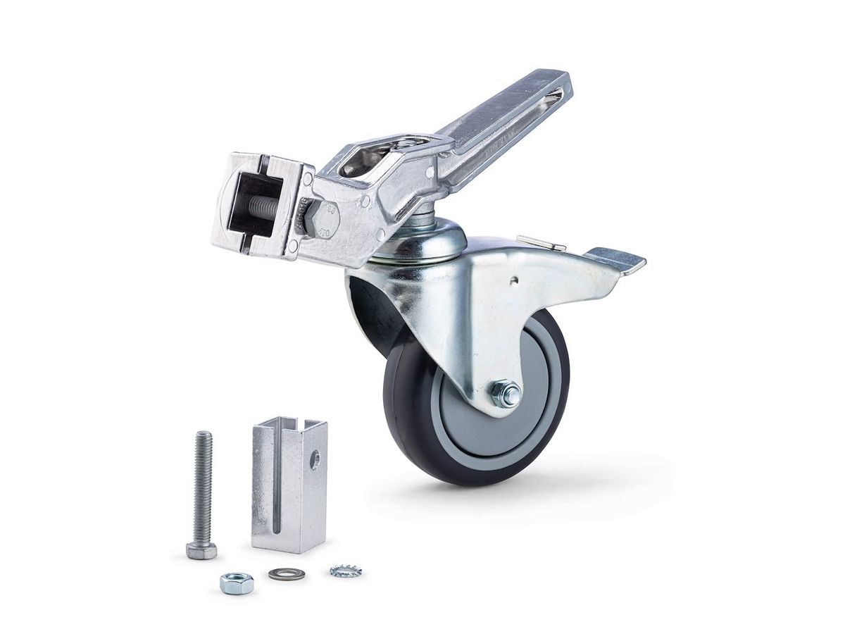 Avenger Wheel Set 3 w/Brakes Silver