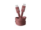 Fresh'N Rebel USB-C to C 3A 480Mbps 2m Safari Red
