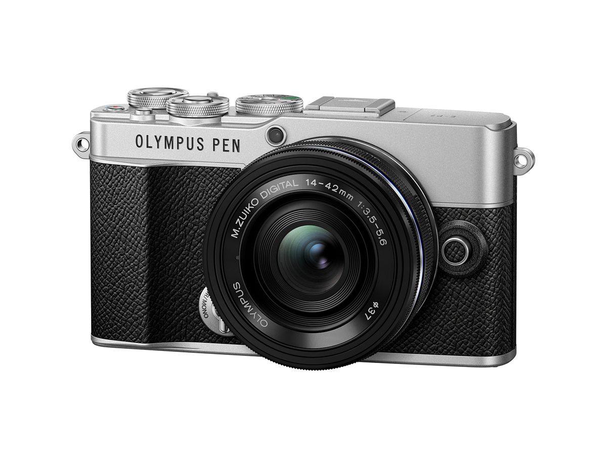 Olympus E-P7 Pancake Zoom Kit silver/blk