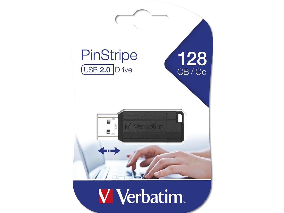 Verbatim Pin Stripe USB 2.0 128GB