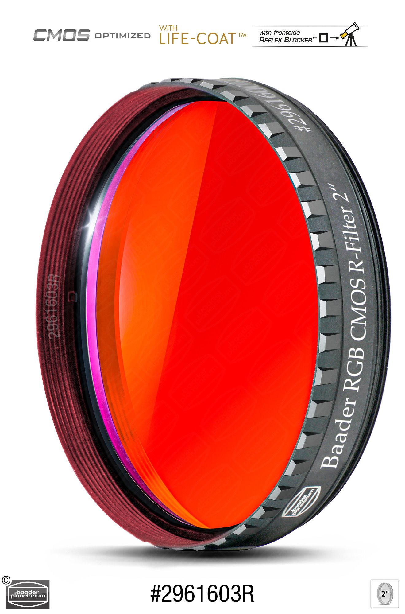 RGB-R 2" Filter  CMOS-optimized