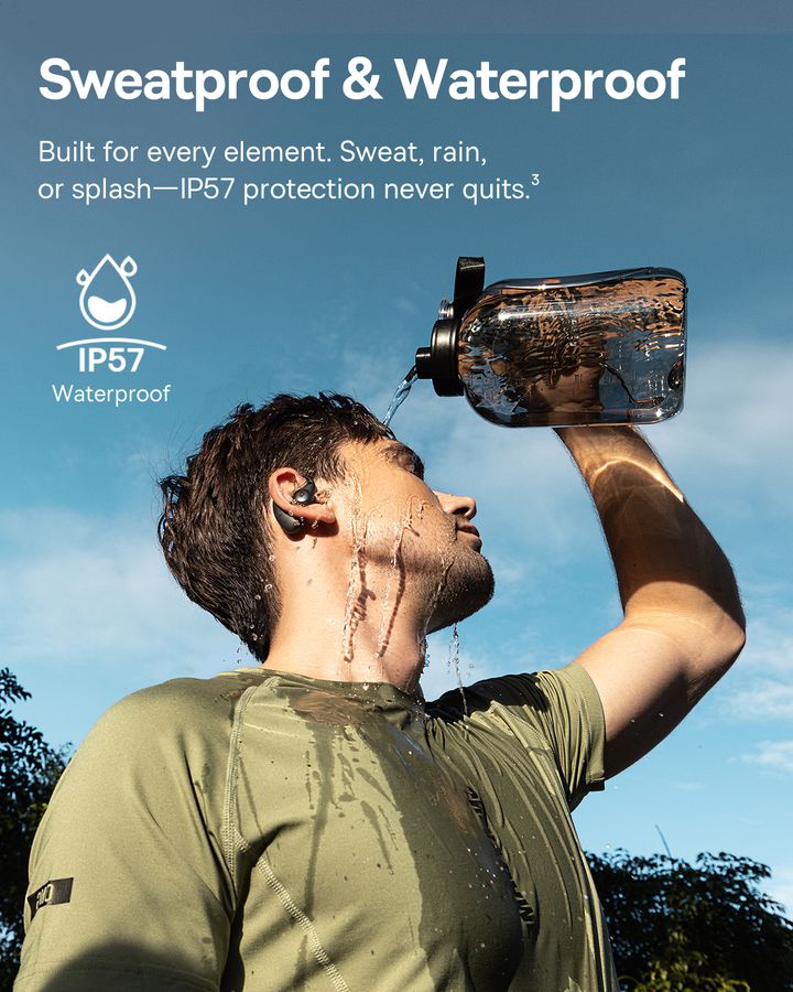 Baseus Eli Sport2 OpenEar TWS Earbud Bl.