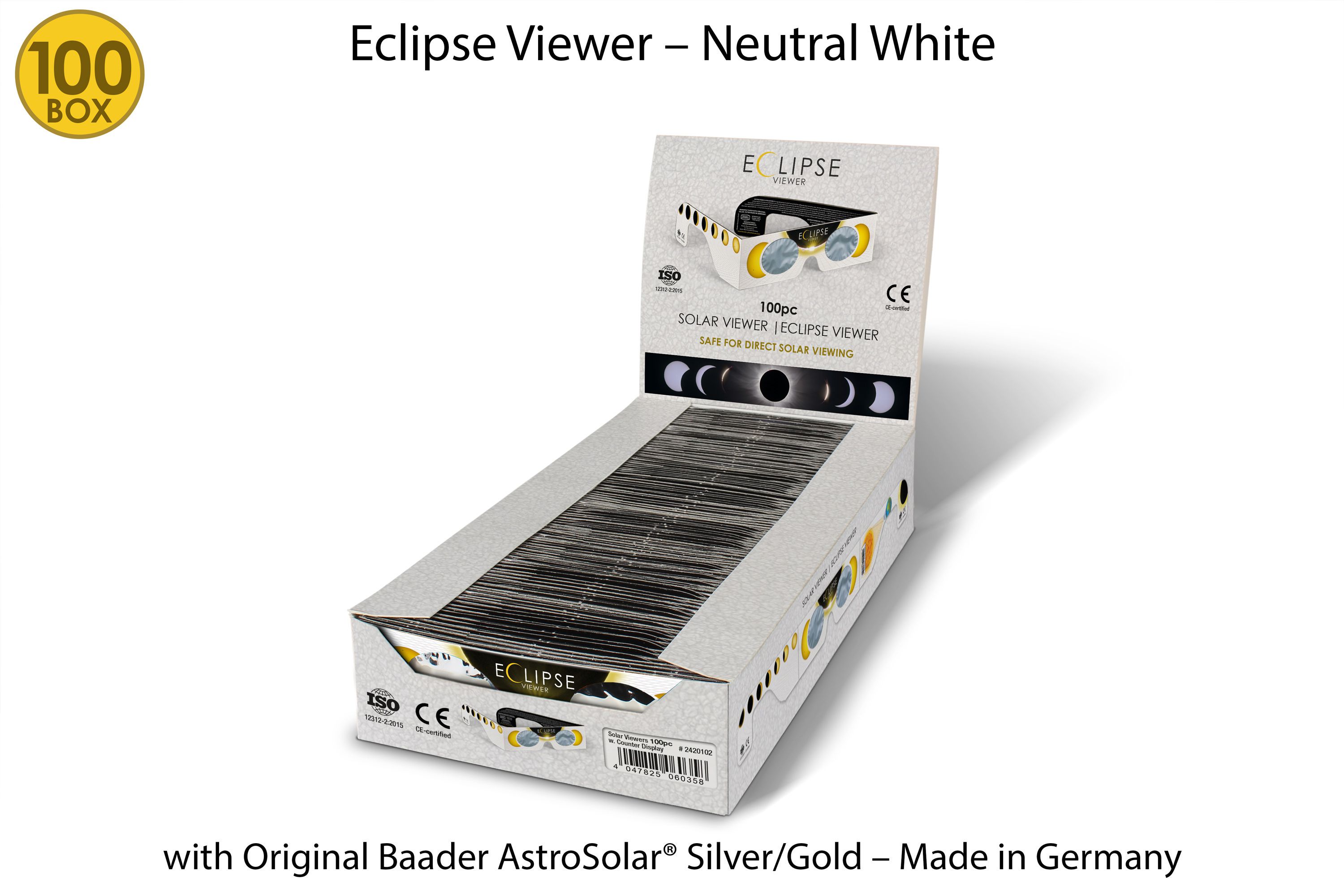 Baader AstroSolar Viewer 100pcs White