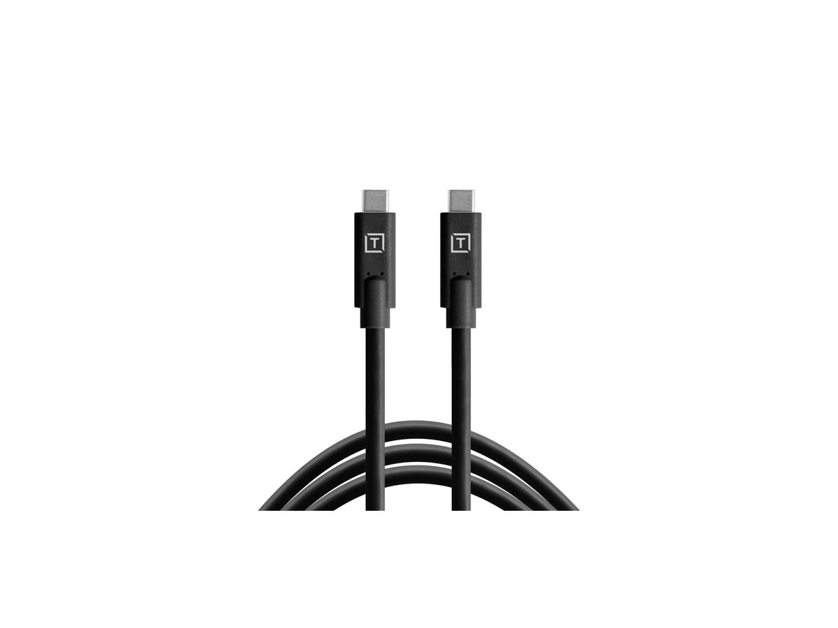 TetherPro USB-C to USB-C 4.6m Black