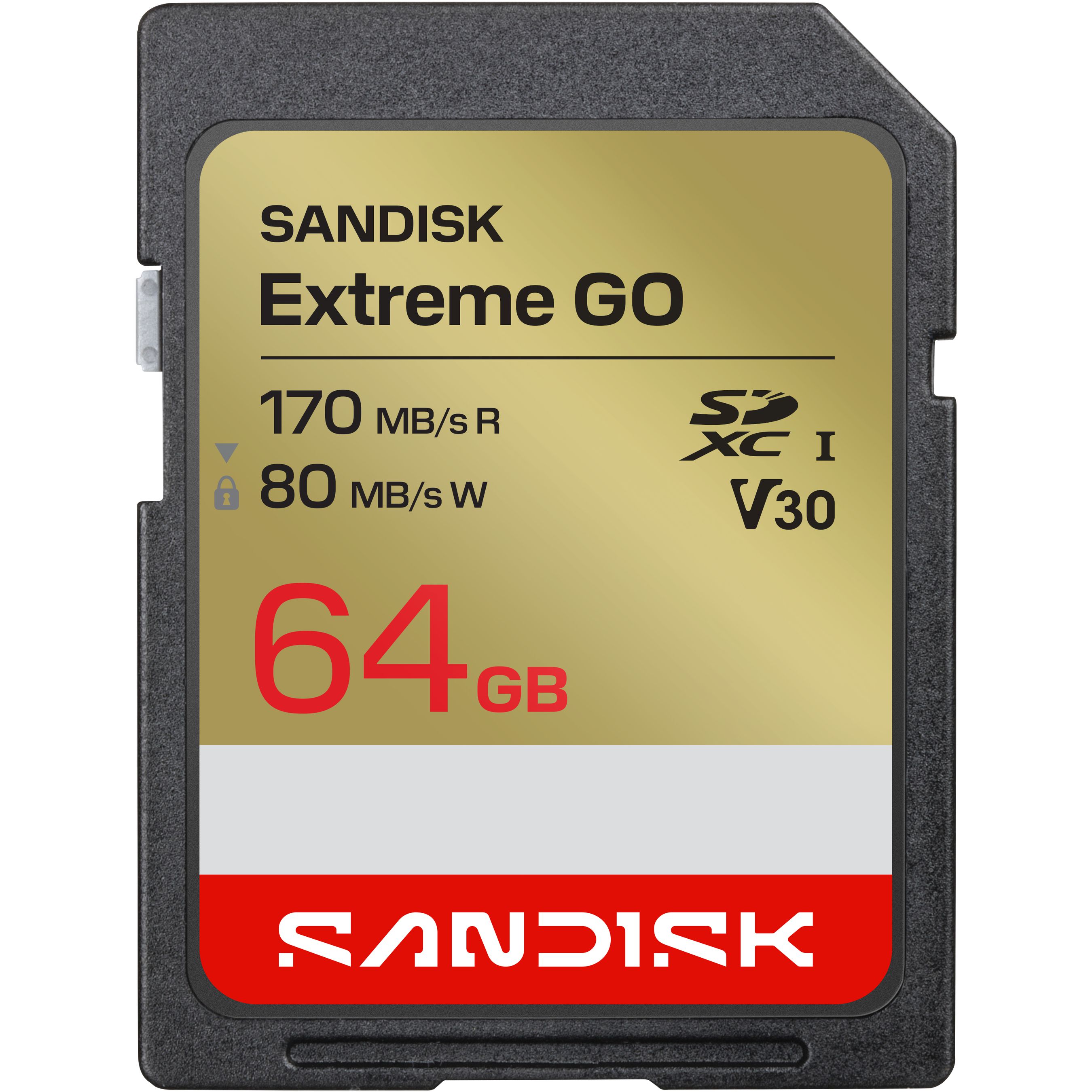 SANDISK Extreme GO 170MB/s SDXC 64GB