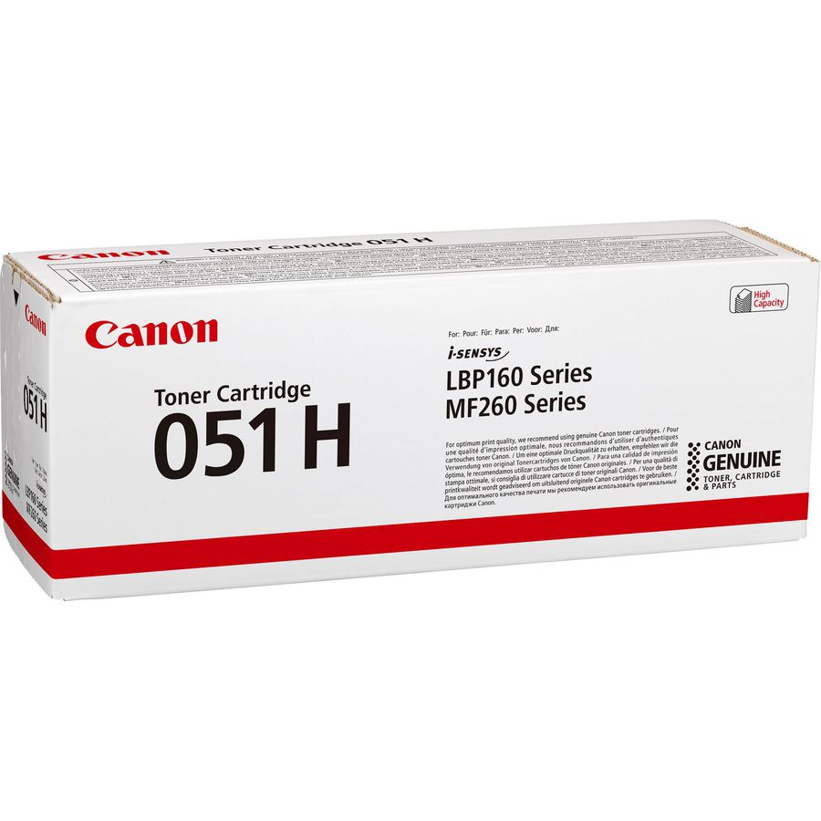 Canon Toner, 051H Black High Yield