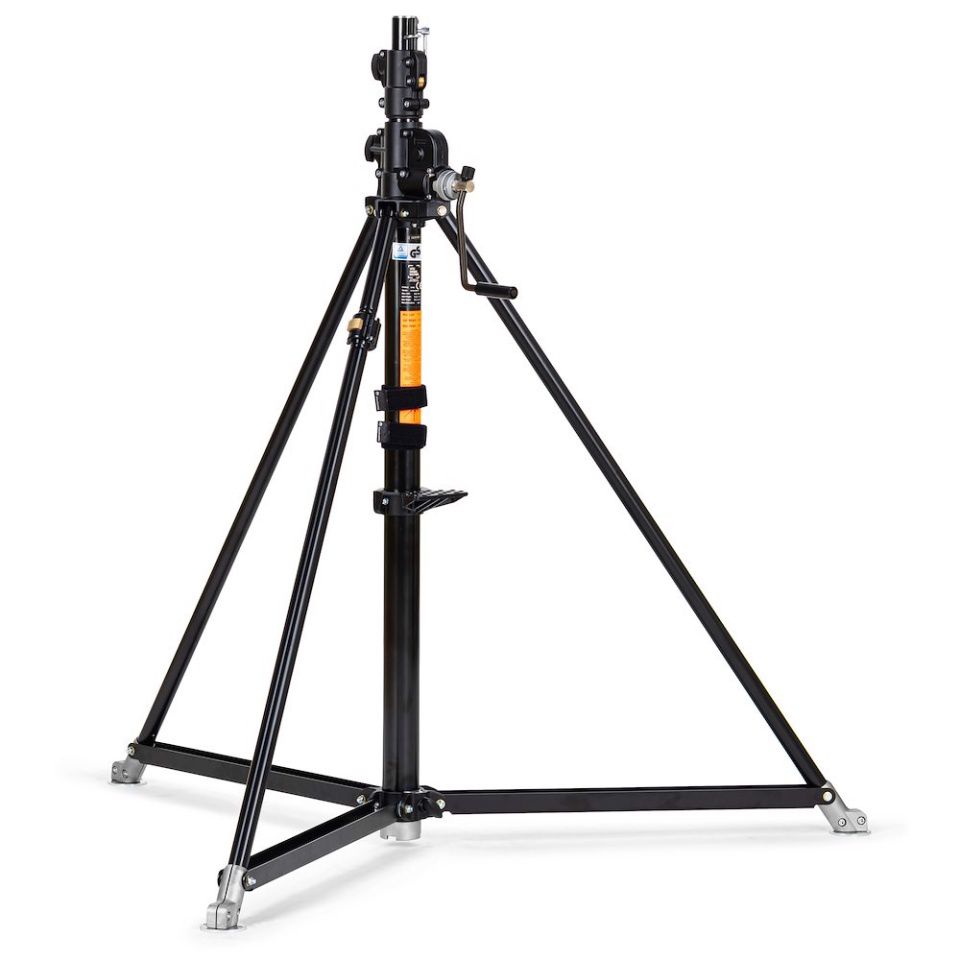 Manfrotto Super Wind Up Stand Steel Blk