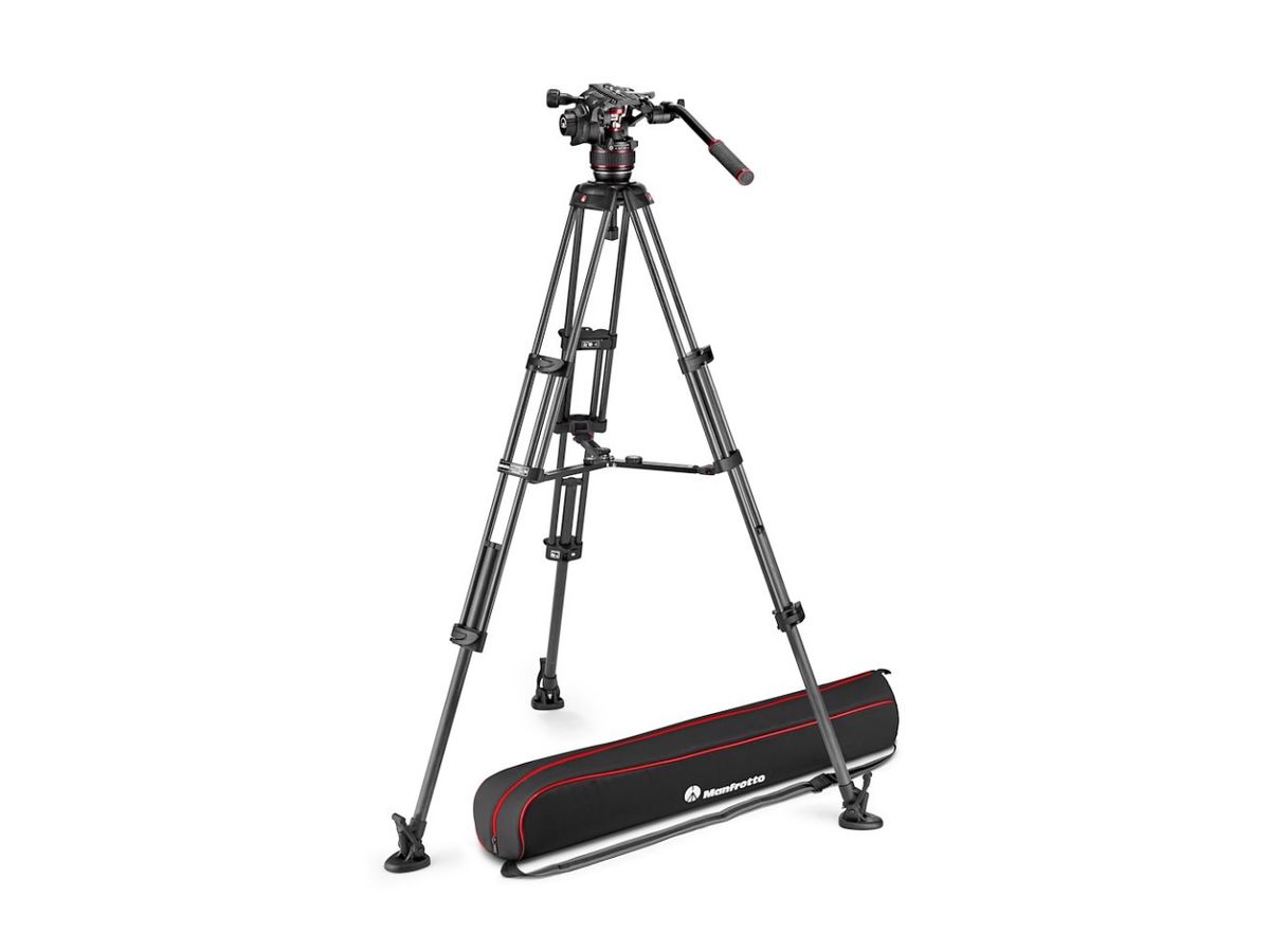 Manfrotto 608 Head w/Twin Leg Carbon MS
