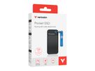 Verbatim Pocket PSSD 256GB Black/Blue