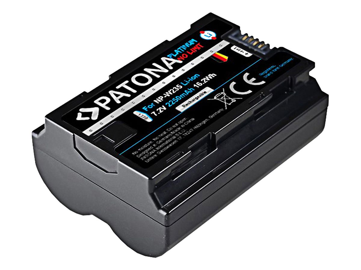 Patona NP-W235 Set Ladegerät + 2 Akkus