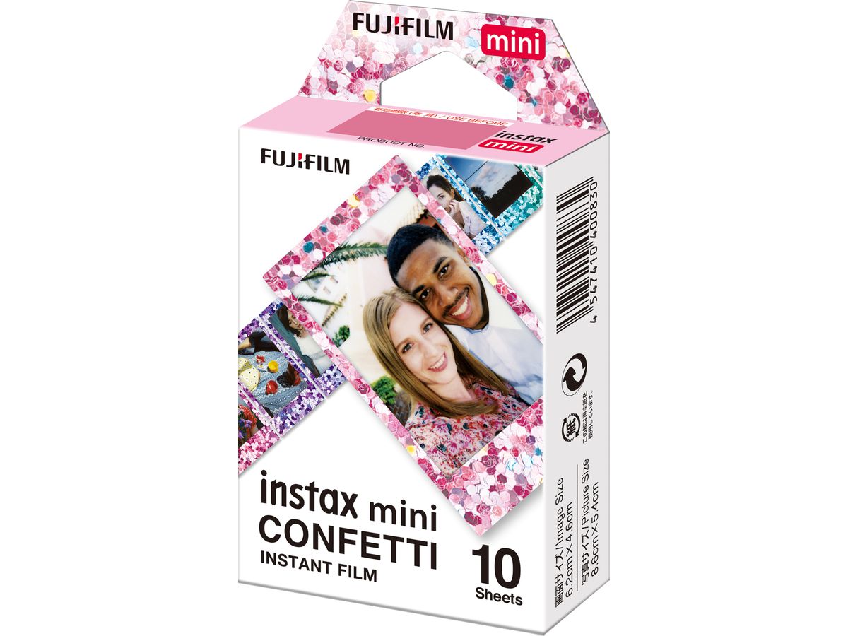 Fujifilm Instax Mini 10 Blatt Confetti