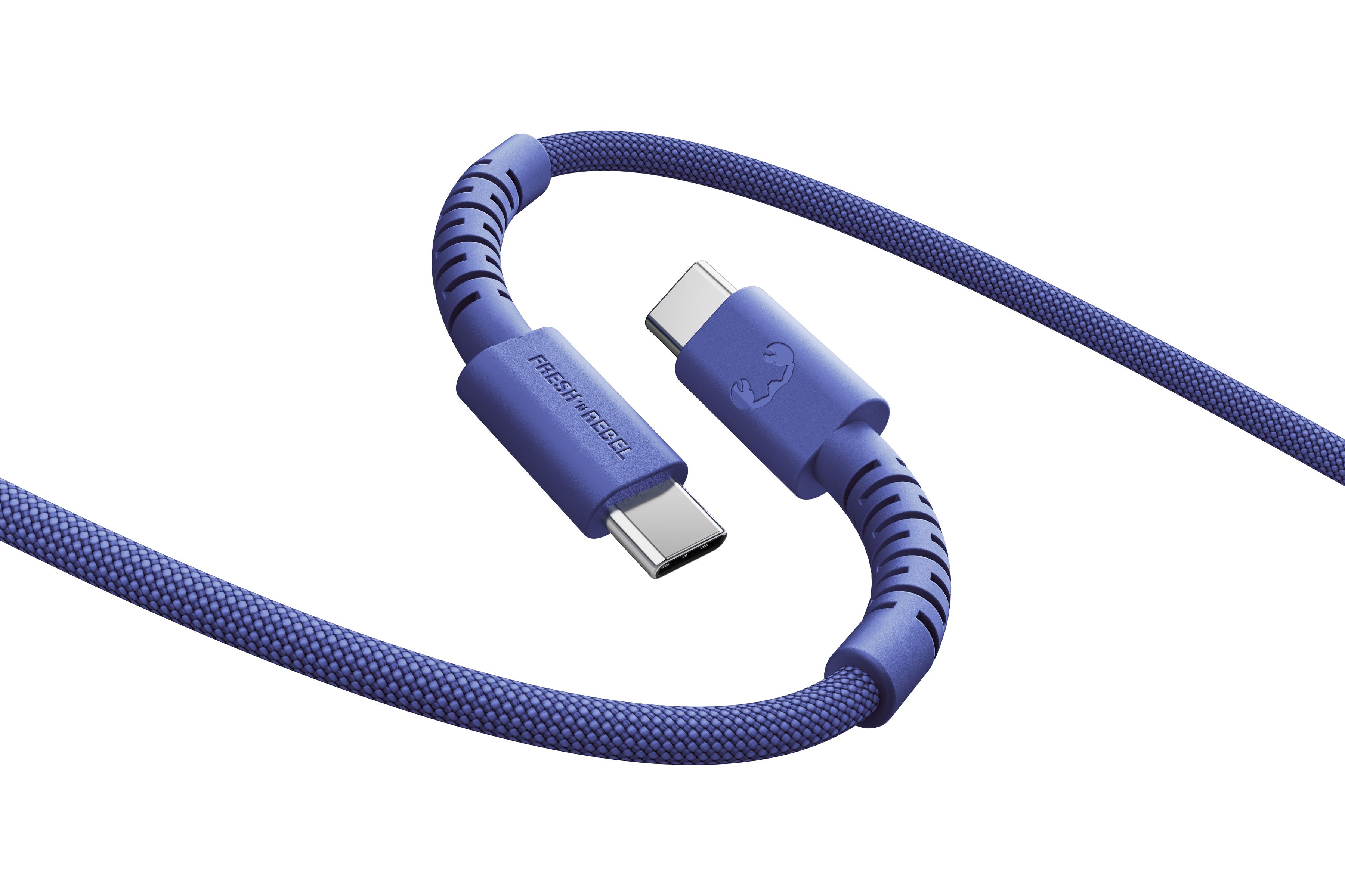 Fresh 'n Rebel USB-C to USB-C True Blue