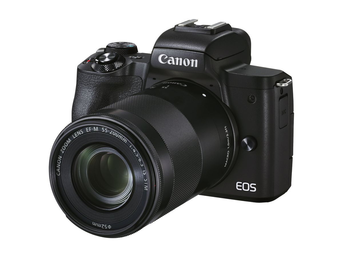 Canon EOS M50 Mark II BK + 15-45 +55-200