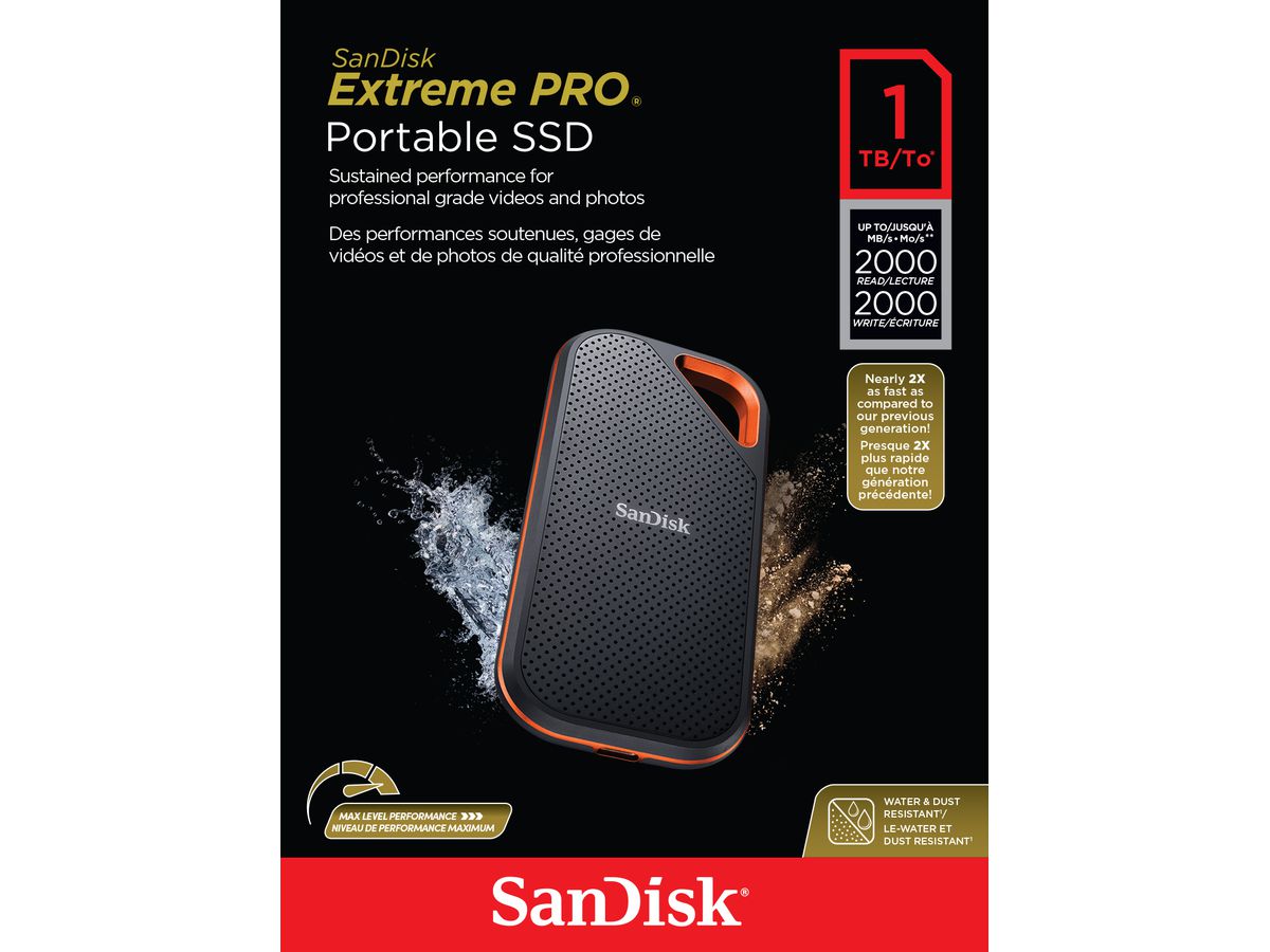 SanDisk Extreme Pro Portable SSD 1TB