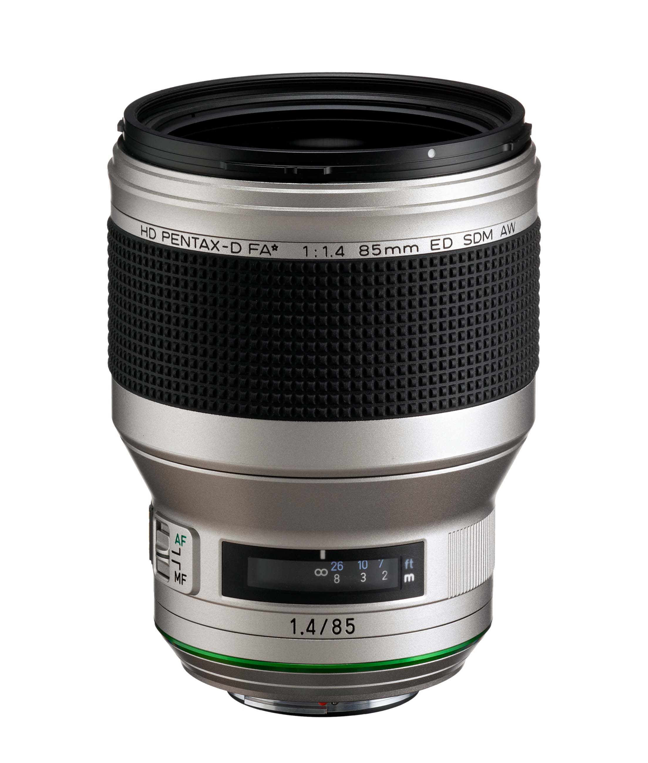 Pentax HD D-FA* 85mm/1.4 SDM AW silver