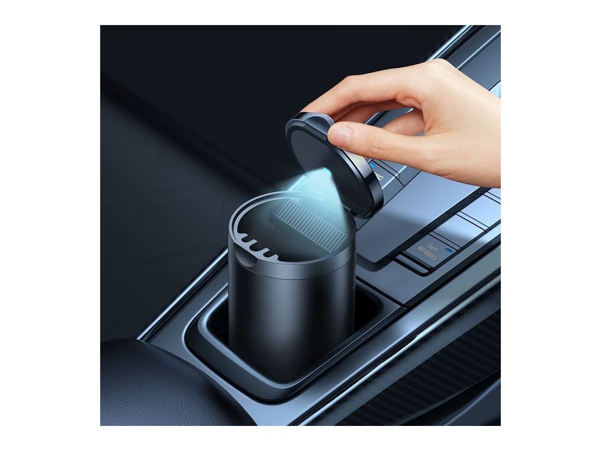 Baseus Car Aluminium Ash Tray Black