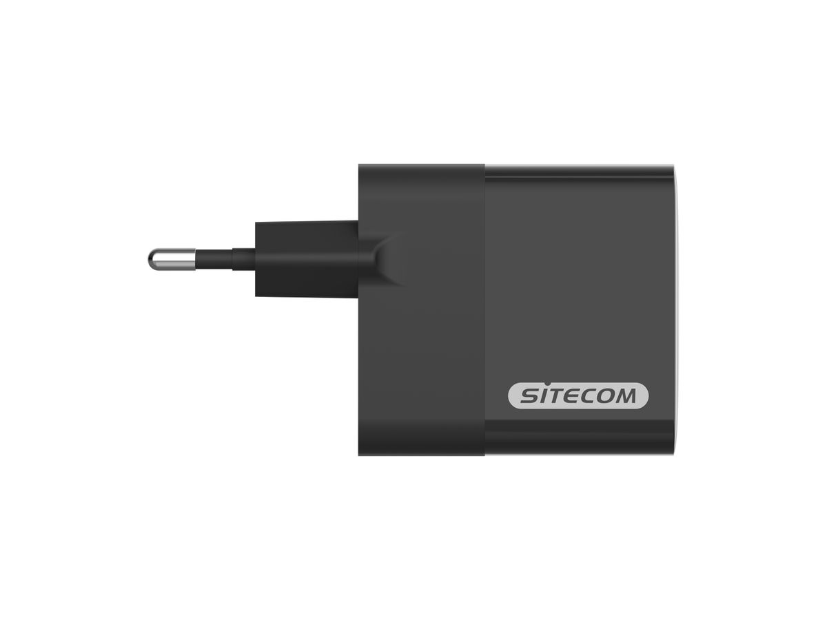 Sitecom 65W GaN Wall Charger LED-Display