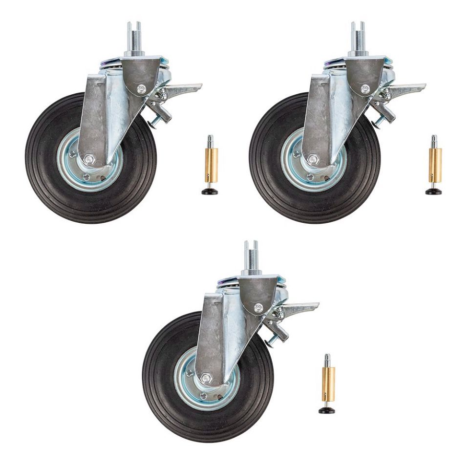 Avenger Rubber Filled Wheel Set of 3