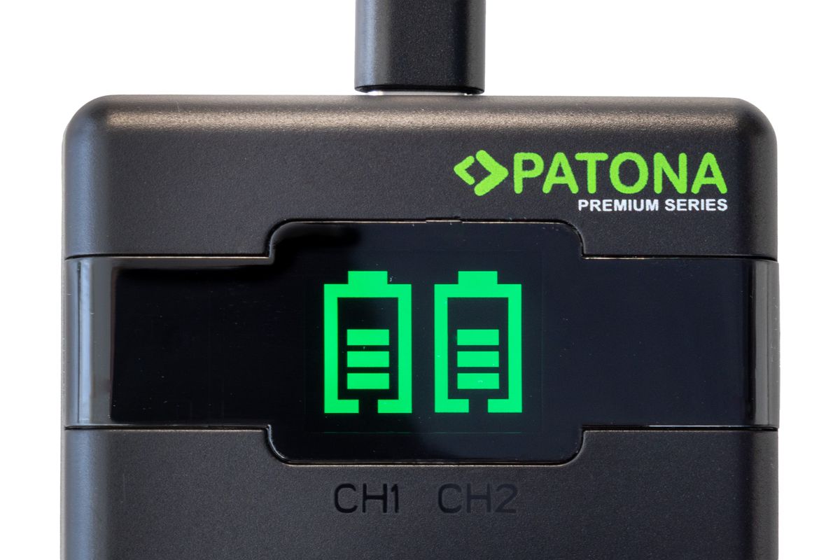 PATONA Premium chargeur double LP-E6