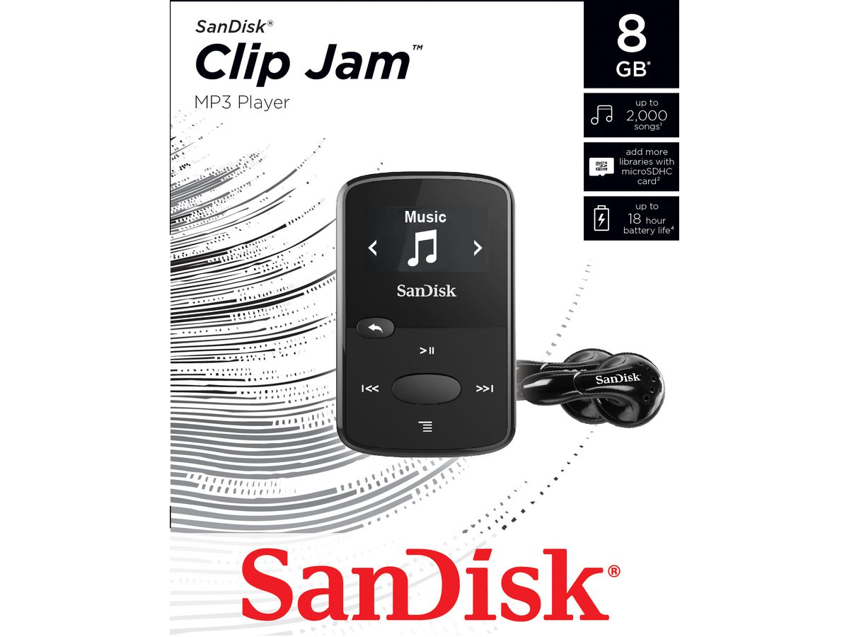 SanDisk Clip Jam 8GB Black